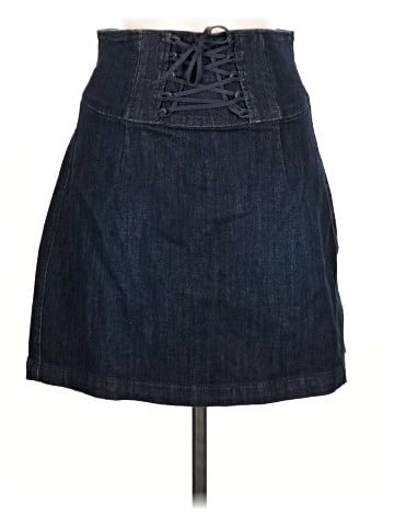 Express Denim Skirt (view 1)
