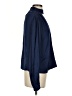 Intermix Blue Long Sleeve Silk Top Size 4 - photo 4