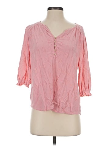 Democracy 3/4 Sleeve Blouse (view 1)