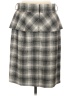 Antonio Melani Plaid Gray Casual Skirt Size 10 - photo 2