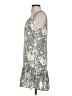 Dex Print Gray Casual Dress Size XS - photo 5