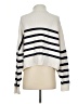 MNG Stripes Ivory Pullover Sweater Size S - photo 2