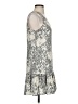 Dex Print Gray Casual Dress Size XS - photo 4