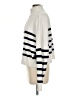 MNG Stripes Ivory Pullover Sweater Size S - photo 5