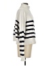 MNG Stripes Ivory Pullover Sweater Size S - photo 4