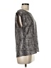 Noir 100% Polyester Gray Short Sleeve Top Size M - photo 4