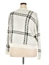 Shein Curve 100% Acrylic Checkered-gingham Ivory Pullover Sweater Size 2X - photo 2