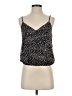 Nine Britton 100% Rayon Print Black Sleeveless Blouse Size S - photo 1