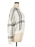 Shein Curve 100% Acrylic Checkered-gingham Ivory Pullover Sweater Size 2X - photo 4