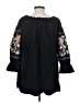 Free People Black Long Sleeve Blouse Size XS - photo 2