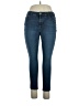 Jessica Simpson Solid Blue Jeans Size 14W - photo 1