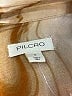 Pilcro 100% Rayon Tan Long Sleeve Blouse Size S - photo 7