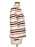 Talbots 100% Cotton Stripes Ivory Long Sleeve Top Size L - photo 4