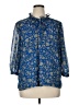 Vince Camuto 100% Polyester Blue 3/4 Sleeve Blouse Size XL - photo 1