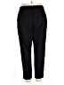 Eileen Fisher Solid Black Dress Pants Size L - photo 2