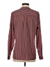 CAbi 100% Polyester Stripes Burgundy Long Sleeve Blouse Size S - photo 2