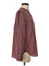 CAbi 100% Polyester Stripes Burgundy Long Sleeve Blouse Size S - photo 4