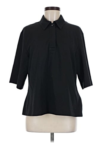Cos 3/4 Sleeve Button-Down Shirt (view 1)