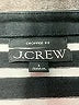 J.Crew 100% Cotton Stripes Black Long Sleeve Top Size L - photo 7