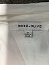 Rose + Olive 100% Rayon Solid Ivory Short Sleeve Blouse Size XL - photo 7