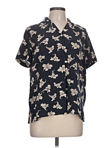 Evan Picone Short Sleeve Silk Top (view 1)