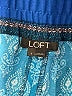 Ann Taylor LOFT 100% Polyester Paisley Blue Shorts Size L - photo 3
