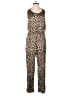 OVERLOVER Animal Print Brown Jumpsuit Size S (estimated) - photo 1