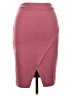 Popular Basics Solid Burgundy Casual Skirt Size L - photo 1
