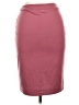 Popular Basics Solid Burgundy Casual Skirt Size L - photo 2