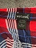 Wet Seal 100% Rayon Plaid Red 3/4 Sleeve Button-Down Shirt Size XL - photo 7