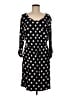 Gap Polka Dots Black Casual Dress Size M - photo 1