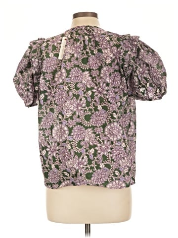 Olivaceous Short Sleeve Blouse (view 2)