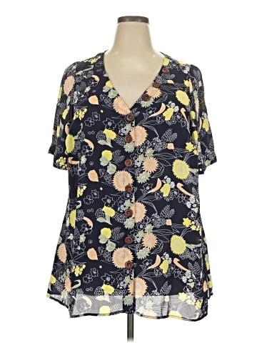 ModCloth Short Sleeve Blouse (view 1)