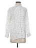 Everlane 100% Cupro Polka Dots White Long Sleeve Blouse Size 2 - photo 1