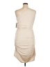 DKNY Solid Tan Cocktail Dress Size 14 - photo 2