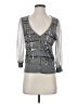 BKE 100% Cotton Silver Cardigan Size S - photo 1