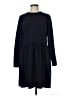 Ann Taylor LOFT Solid Blue Casual Dress Size M - photo 1