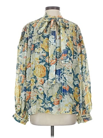 Hemant & Nandita 3/4 Sleeve Blouse (view 1)