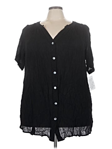 Roaman's Short Sleeve Blouse (view 1)