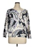 Ann Taylor Paisley Silver Pullover Sweater Size XL - photo 1