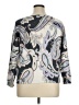 Ann Taylor Paisley Silver Pullover Sweater Size XL - photo 2