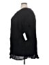Roaman's 100% Rayon Black Short Sleeve Blouse Size 24W - photo 5