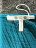 Three Dots 100% Cotton Teal 3/4 Sleeve Blouse Size L - photo 7