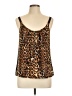 Express Outlet 100% Polyester Brown Sleeveless Blouse Size L - photo 1