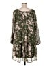 Unbranded 100% Polyester Floral Green Casual Dress Size XL - photo 2
