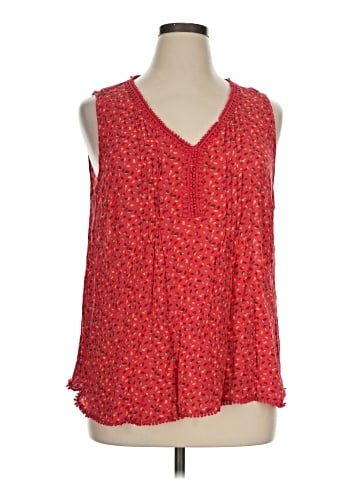 Skies Are Blue Sleeveless Blouse (view 1)