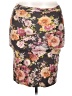 Le Lis Floral Gray Casual Skirt Size 2X - photo 1