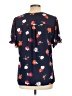 41Hawthorn 100% Polyester Blue Short Sleeve Blouse Size L - photo 2