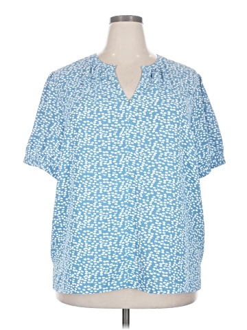 Monday Fun Short Sleeve Blouse (view 1)