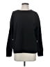 Jane and Delancey Solid Black Sweatshirt Size S - photo 1